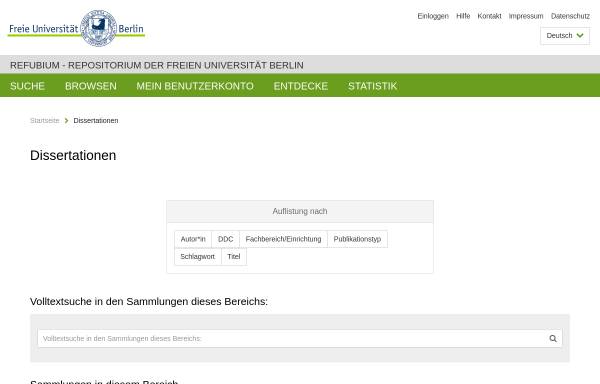 Vorschau von www.diss.fu-berlin.de, Engagement und Misserfolg in Bürgerinitiativen