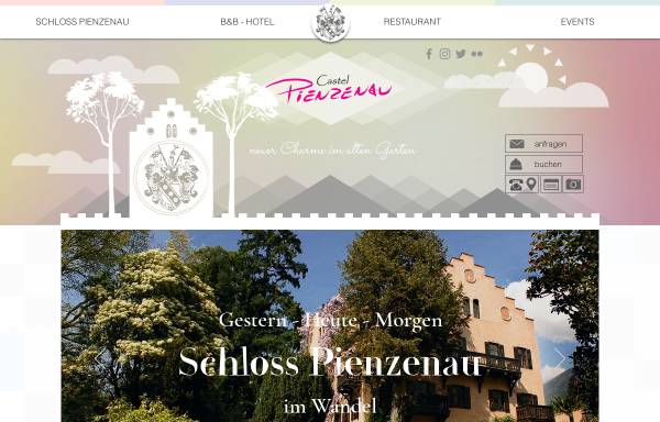Vorschau von www.pienzenau.com, Schloss Pienzenau