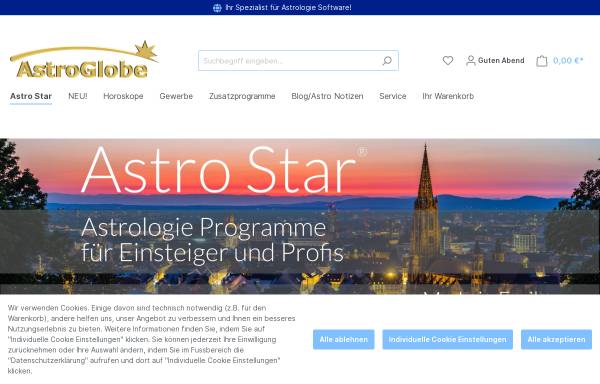 Vorschau von www.astroglobe.de, Astroglobe