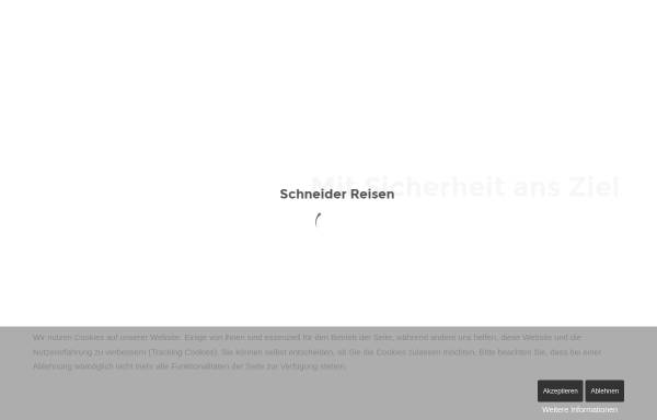 Vorschau von www.schneider-reisen.info, Schneider Reisen