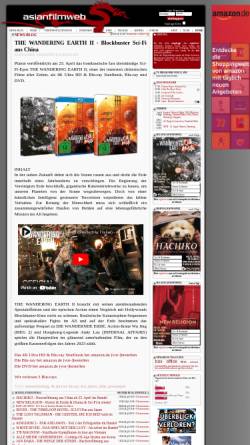 Vorschau der mobilen Webseite asianfilmweb.de, Asianfilmweb