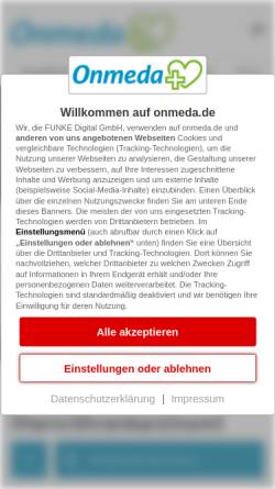Vorschau der mobilen Webseite www.onmeda.de, Onmeda: Harnröhrenkrebs