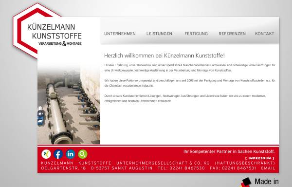 Vorschau von www.xkunststoff.de, KIM Kunststoff IndustrieMontagegesellschaft mbH