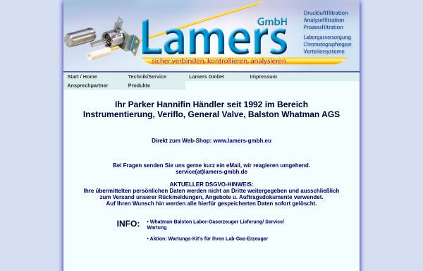 Vorschau von www.lamers-gmbh.de, Lamers GmbH