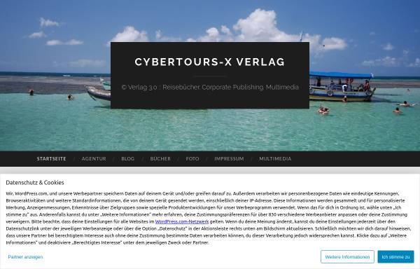 Vorschau von cybertours.wordpress.com, Cybertours-x