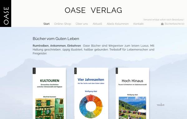 Vorschau von www.oaseverlag.de, Oase Verlag