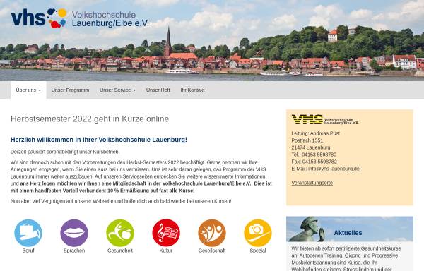 Vorschau von www.vhs-lauenburg.de, VHS-Lauenburg 