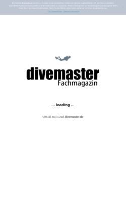 Vorschau der mobilen Webseite divemaster.de, DiveMaster