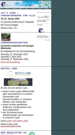Vorschau der mobilen Webseite www.egvpfalz.de, Evangelischer Gemeinschaftsverband Pfalz e.V.