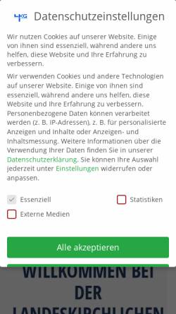 Vorschau der mobilen Webseite www.lkg.de, Landeskirchlicher Gemeinschaftsverband in Bayern e.V.
