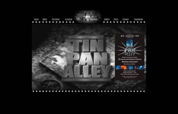 Vorschau von www.tinpanalley.ch, Tin Pan Alley