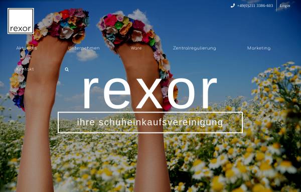 Vorschau von rexor.de, Rexor Schuh-Einkaufsvereinigung GmbH