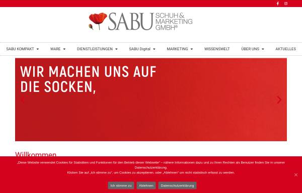 Vorschau von www.sabu-verbundgruppe.de, Sabu - Schuh und Marketing GmbH