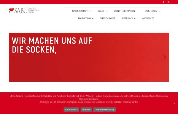 Vorschau von www.sabu-verbundgruppe.de, Sabu - Schuh und Marketing GmbH