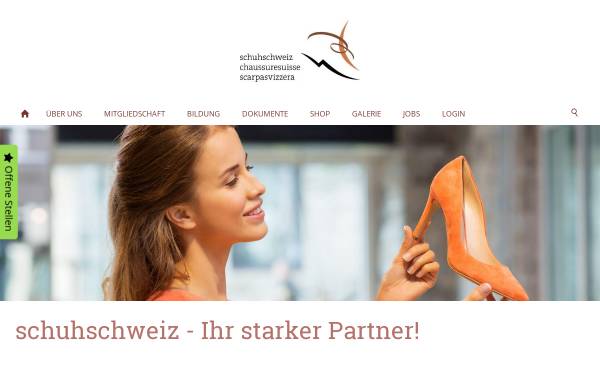 Vorschau von www.schuhschweiz.ch, Schweizerischer Schuhhändler-Verband
