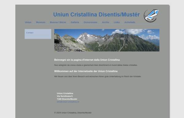 Vorschau von www.uniun-cristallina.ch, Uniun Cristallina