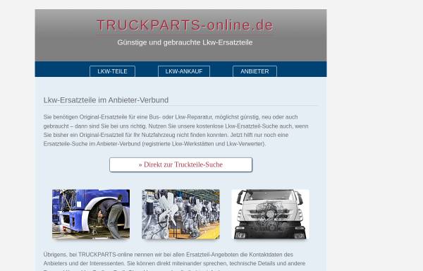 Vorschau von www.truckparts-online.de, Truckparts-Online