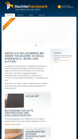 Vorschau der mobilen Webseite www.tischlermeister-hintze.de, Dirk Hintze, Tischlermeister