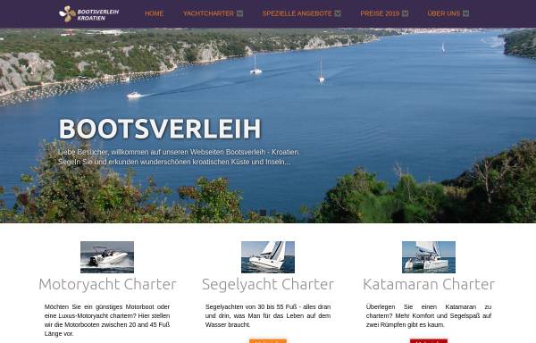Vorschau von www.bootsverleih-kroatien.de, Bootsverleih - Kroatien