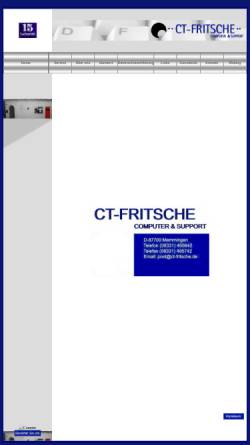 Vorschau der mobilen Webseite www.ct-fritsche.de, Hoffmann und Fritsche
