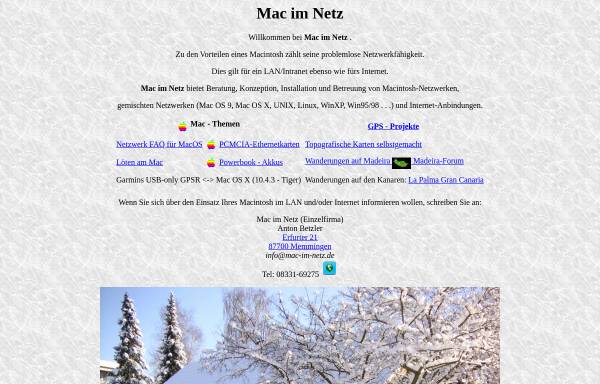 Vorschau von www.mac-im-netz.de, Mac im Netz