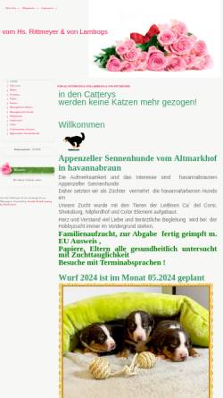 Vorschau der mobilen Webseite www.katzen-kratzbaeume-rittmeyers.de, Rittmeyers Katzen