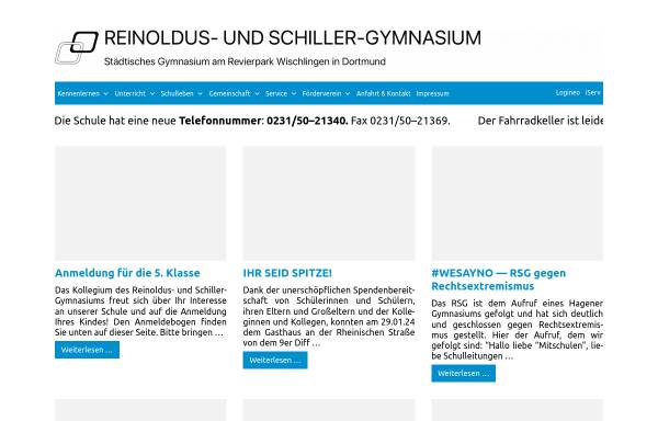 Vorschau von www.rsg-gym.org, Reinoldus und Schiller Gymnasium