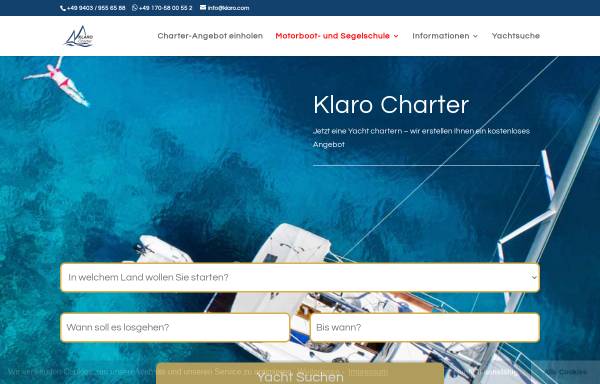 Vorschau von www.klaro.com, Klaro Charter