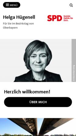 Vorschau der mobilen Webseite www.helgahuegenell.de, Helga Hügenell