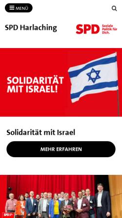 Vorschau der mobilen Webseite www.spd-harlaching.de, SPD-Ortsverein München-Harlaching