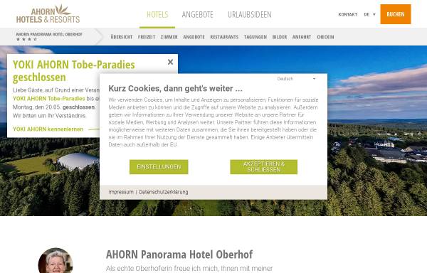 Vorschau von www.ahorn-hotels.de, TREFF Hotel Panorama