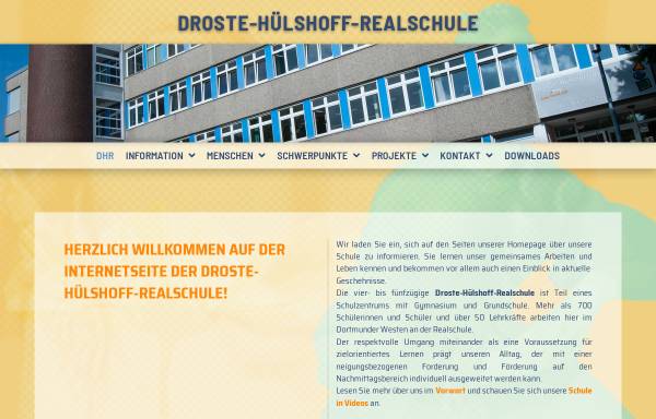 Vorschau von www.droste-huelshoff-realschule.de, Droste-Hülshoff-Realschule