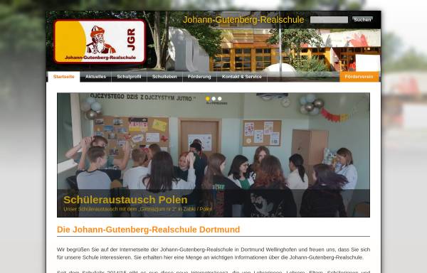Vorschau von www.jgr-dortmund.de, Johann Gutenberg Realschule