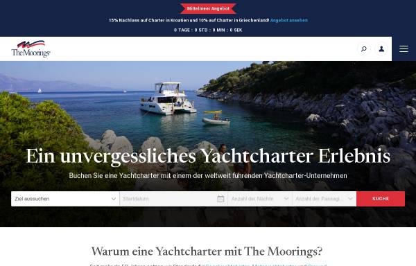 Moorings Yachtcharter