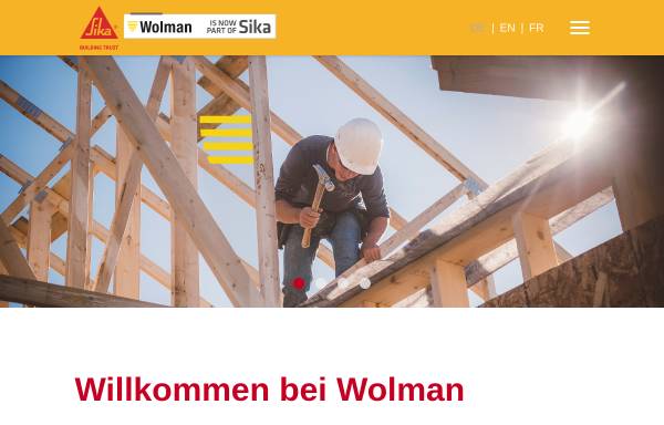 Vorschau von www.wolman.de, Dr. Wolman GmbH