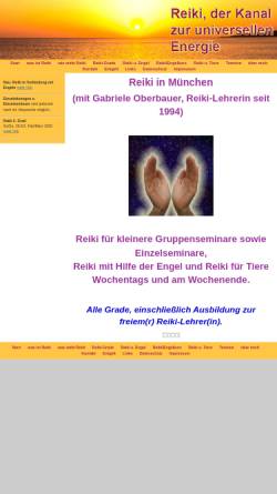Vorschau der mobilen Webseite www.reikimuenchen.de, Gabriele Oberbauer