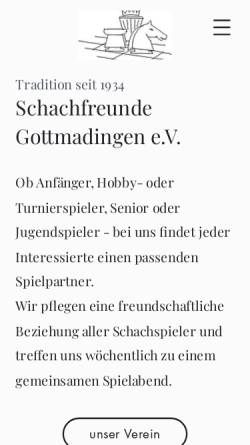 Vorschau der mobilen Webseite www.sf-gottmadingen.de, Schachfreunde Gottmadingen e.V.