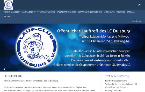 Vorschau von www.laufclub-duisburg.de, Lauf-Club Duisburg e.V.