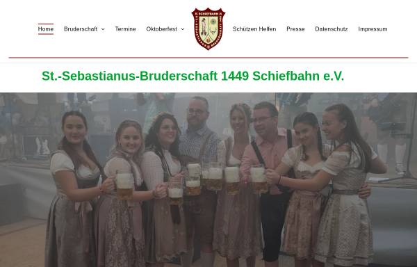 Vorschau von www.sebastianus.de, Sankt-Sebastianus-Bruderschaft 1449 Schiefbahn e.V.