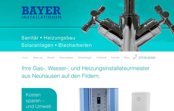 Vorschau von www.bayer-installationen.de, Bayer - Installationen