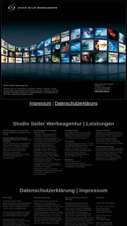 Vorschau der mobilen Webseite www.seiler-design.com, Studio Seiler
