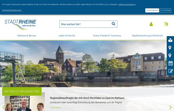 Vorschau von www.rheine.de, Rheine