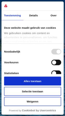 Vorschau der mobilen Webseite www.yachtchartersneek.nl, Yachtcharter Sneek