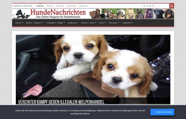 Vorschau von www.rettungshunde.de, DRK Rettungshundestaffel Bad Kreuznach