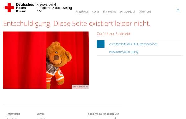 Vorschau von www.drk-belzig.de, DRK Rettungshundestaffel Havelland