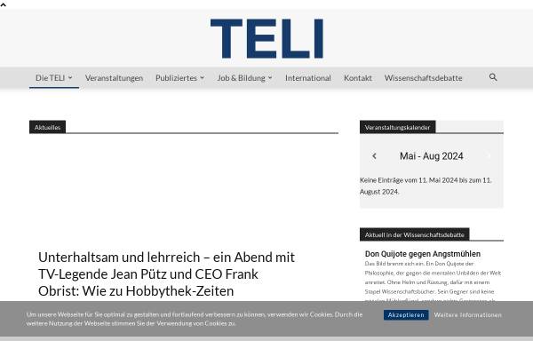TELI e.V. Journalistenvereinigung für technisch-wissenschaftliche Publizistik