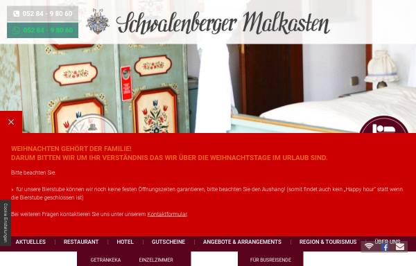 Vorschau von www.schwalenberger-malkasten.de, Schwalenberger Malkasten
