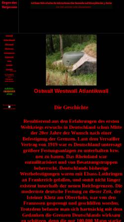 Vorschau der mobilen Webseite www.ostwallinfo.de, Bauwerke und Schauplätze des 3. Reichs