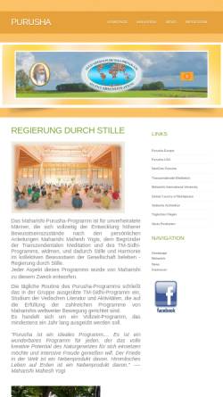 Vorschau der mobilen Webseite www.purusha.de, Tausendköpfiger Purusha