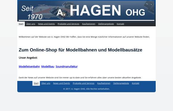Vorschau von www.hobby-shop.at, A. Hagen OHG